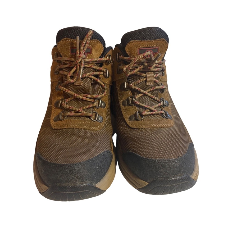Orthofeet 882 Dakota Womens Brown Leather Wide Hiking Boots Size 10 D